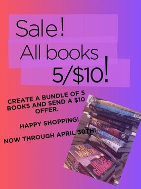 SALE! 🏷️📚 All books on sale! Create a bundle for sale! Calling all book lovers!